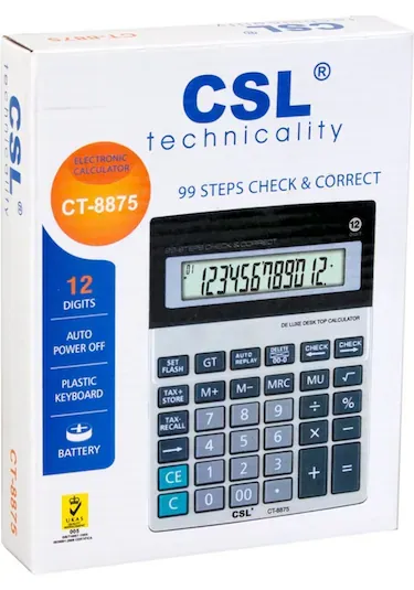 Csl Hesap Makinesi Ct-8875
