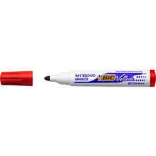 Bic Velleda 1701 Tahta Kalem Eco Yuvarlak Uç Kırmızı