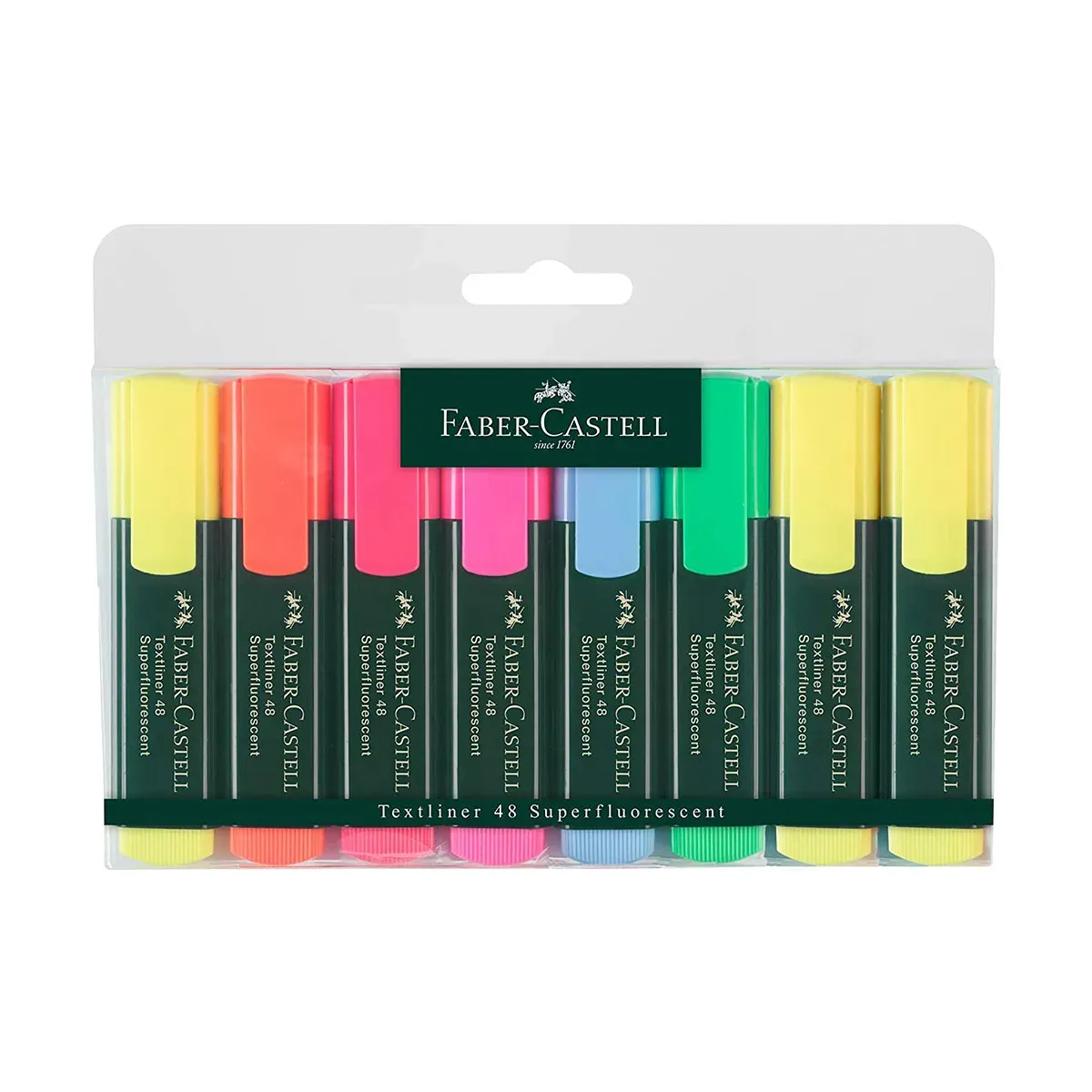 Faber Castell FOSFORLU KALEM 6+2 LI POŞET 1548