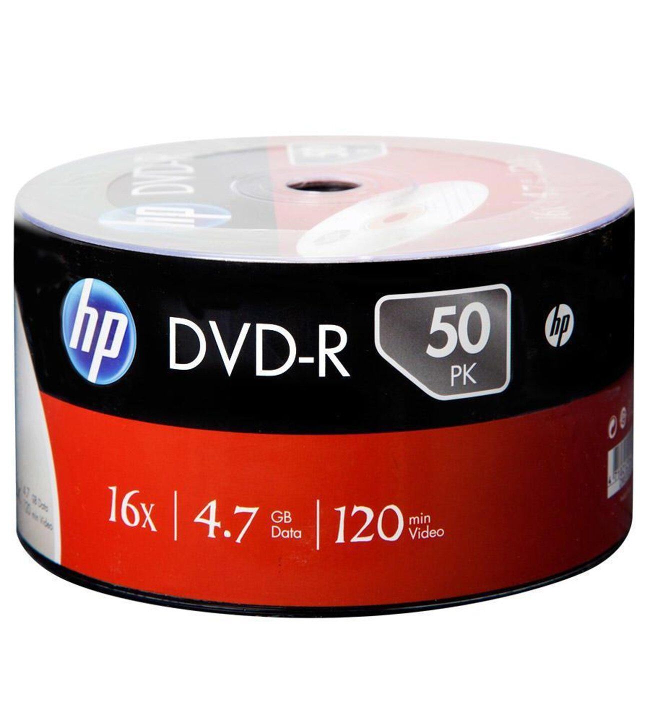 Hp DVD-R 4,7gb/120min 16x 50 li Shrink