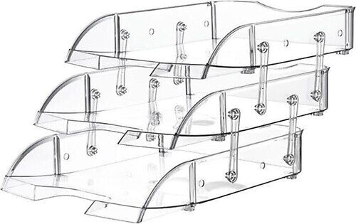 Temat Evrak Rafı Şeffaf 3'lü