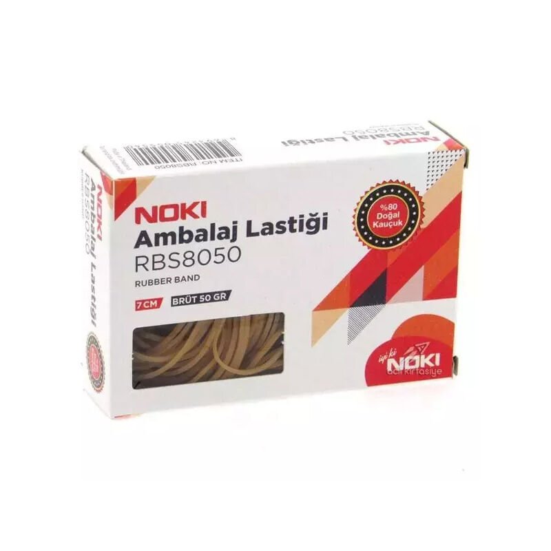 NOKİ AMBALAJ LASTİĞİ %80 KAUÇUK 7CM.50 GR